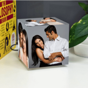 Personalised Cubelit Mini Photo Table Lamp
